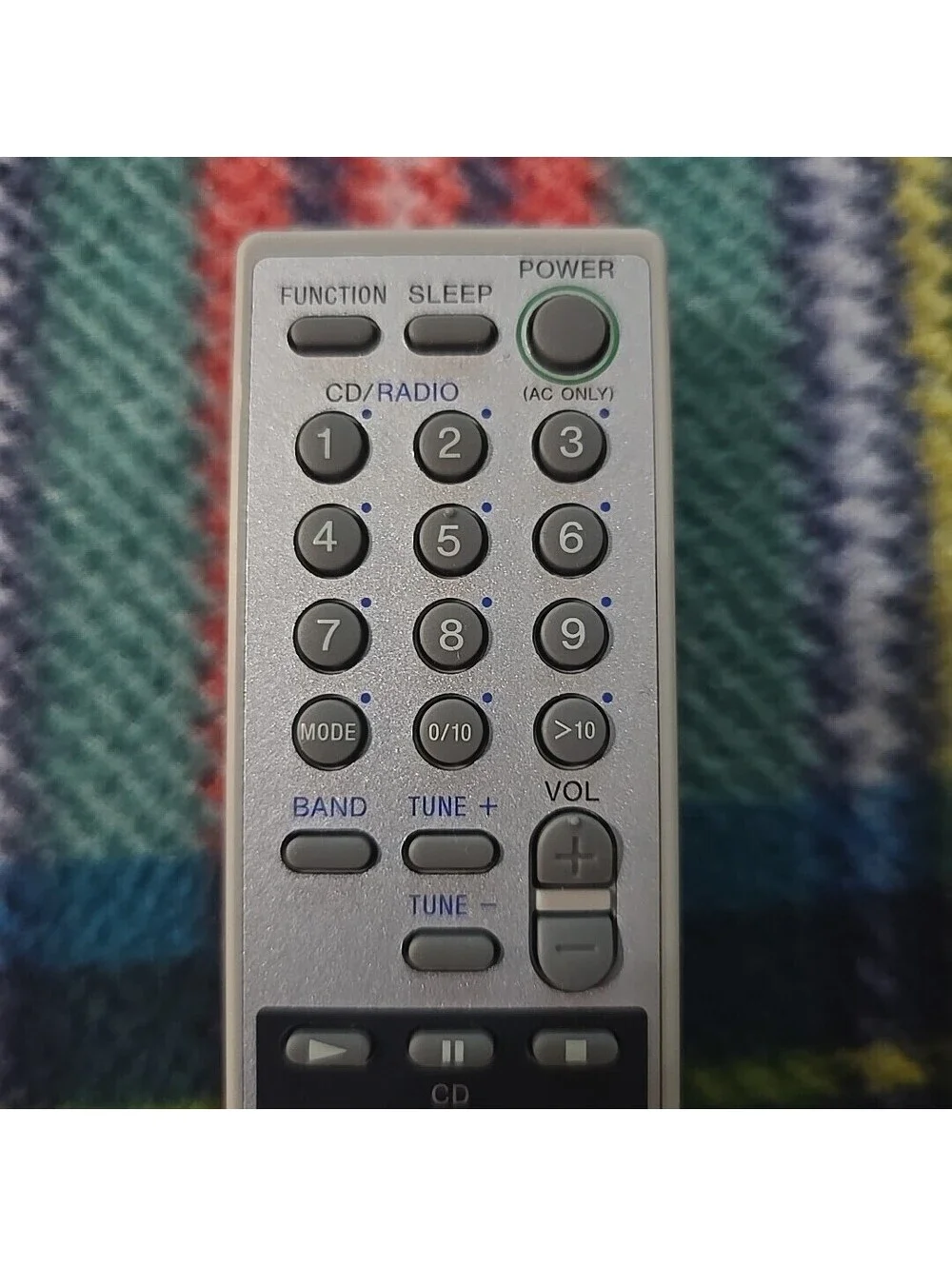 Sony RMT-CS350A Remote Control For Radio Cassette